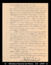 [Carta] 1906 sept. 5, Ciudad de Mexico [para] Enrique Olavarria : [pide recomendacion].