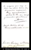 [Carta] 1908 ene. 24, Milan [para] Enrique Olavarria : [elogios].