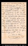 [Carta] 1911 feb. 18, Ciudad de Mexico [para] Enrique Olavarria : [nota de agradecimiento].