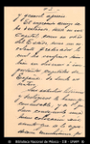 [Carta] 1909 mayo. 18, San Luis Potosi [para] Enrique Olavarria : [favor].