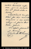 [Carta] 1909 mayo. 18, San Luis Potosi [para] Enrique Olavarria : [favor].