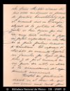 [Carta] 1909 jun. 19, San Luis Potosi [para] Enrique Olavarria : [notificacion de envio].