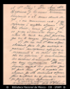 [Carta] 1909 jun. 19, San Luis Potosi [para] Enrique Olavarria : [notificacion de envio].