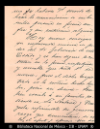 [Carta] 1909 jun. 25, San Luis Potosi [para] Enrique Olavarria : [nota de agradecimiento y elogios
