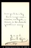 [Carta] 1895 feb. 2, Ciudad de Mexico [para] Matilde Landazuri de Olavarria : [notificacion de e