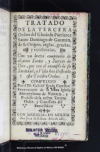 Tratado de la Tercera Orden del glorioso patriarca Santo Domingo de Guzman, de su origen, reglas, gr