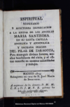 Espiritual novenario y afectuosa deprecacion a la reyna de los angeles Maria Santisima en su san