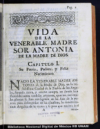 Vida de la V.M. sor Antonia de la Madre de Dios, religiosa augustina recoleta, y fundadora en el Con