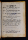 Sermon que en la profesion religiosa, que en el Convento de la Encarnacion de Mexico hizo el di