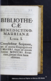 Bibliotheca benediction-mauriana :