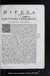 Esami di varj autori sopra il libro intitolato L'Eloquenza italiana di monsignor Giusto Fontanini.