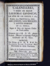 Calendario y modo de rezar la horas canonica, los a?os de 1808. bisexto, y 1809 :