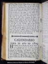 Calendario y modo de rezar la horas canonica, los a?os de 1808. bisexto, y 1809 :