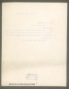 [Carta de Francisco I. Madero a C. H. Hoffman sobre su salida a la capital]