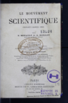 Le mouvement scientifique pendant l'annee 1864 /