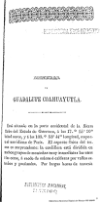 Informe sobre el reconocimiento que hizo del Mineral de Guadalupe Coahuayutla, el ingeniero facultat