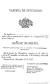 Banquete dado en obsequio del se?or don Matias Romero, enviado extraordinario y ministro plenipote